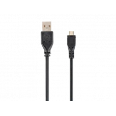 Кабель для зарядки и синхронизации Cablexpert CCP-mUSB2-AMBM-0.1M, USB Type-A/micro-USB, 0,1м, Чёрный
