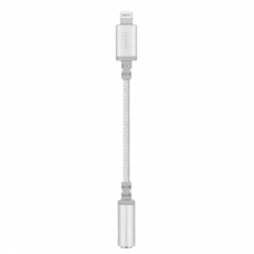 Audio Adaptor Moshi Integra Lightning to 3.5 mm, Lightning/3.5 mm (F), 0,11m, Argintiu