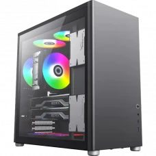 Компьютерный корпус Gamemax Spark Pro BK, Desktop, Без блока питания, Чёрный