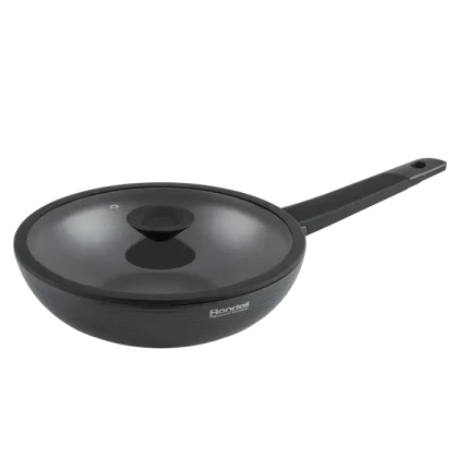 Tigaie WOK Rondell RDA-1489, 3,4L, 28cm, Negru