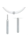 Cablu de încărcare Moshi USB-C to USB-A Charge Cable (1m), USB Type-A/USB Type-C, 1m, Alb