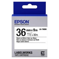 Картридж с лентой Epson LK-7WBN, 36 мм x 9 м