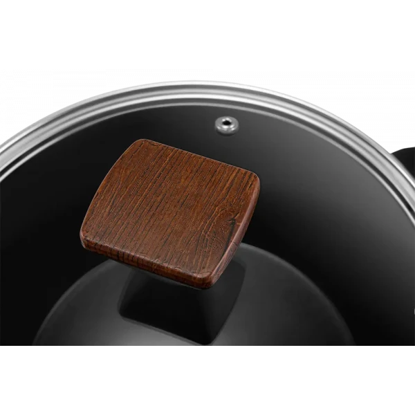 Cratiță Polaris Albero-24C, 4L, 24cm, Negru