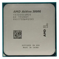 Procesor AMD Athlon 3000G, Radeon Vega 3 Graphics, 3 GPU cores, fără cooler | Tray