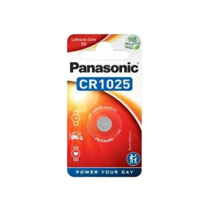 Дисковые батарейки Panasonic CR-1025EL, CR1025, 1шт.