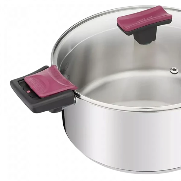 Set de vase Tefal G723SA74, 6,1L, Argintiu