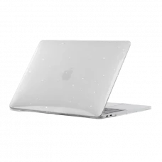 Husă pentru laptop Tech Protect Smartshell Macbook Air 13 (2018-2020), 13, Policarbonat, Glitter Clear