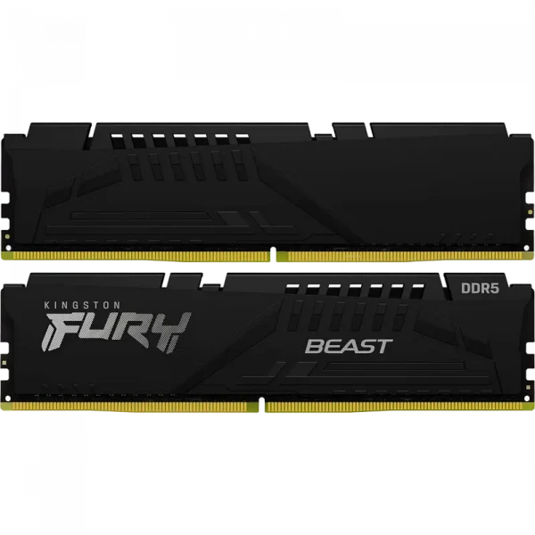 Оперативная память Kingston FURY Beast, DDR5 SDRAM, 4800 МГц, 32Гб, KF548C38BBK2-32