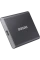 SSD portabil extern Samsung Portable SSD T7, 1 TB, Grey (MU-PC1T0T/WW)