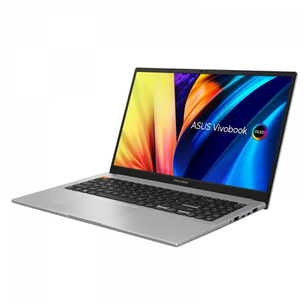 Laptop 15,6 ASUS Vivobook S 15 OLED M3502QA, Neutral Grey, AMD Ryzen 7 5800H, 16GB/1024GB, Fără SO