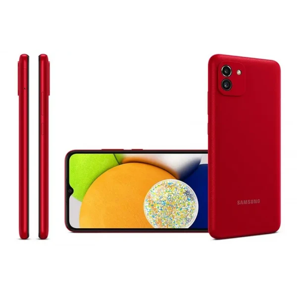 Смартфон Samsung Galaxy A03, 3Гб/32Гб, Красный