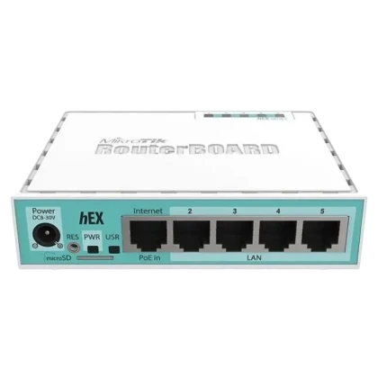 Router MikroTik hEX, Alb