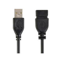 Cablu de comunicație Cablexpert CCP-USB2-AMAF-0.15M, USB Type-A (M)/USB Type-A (F), 0,15m, Negru