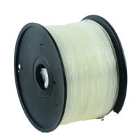 Filament pentru imprimantă 3D Gembird 3DP-ABS1.75-01-TR, ABS, Transparent , 1.75 mm, 1kg