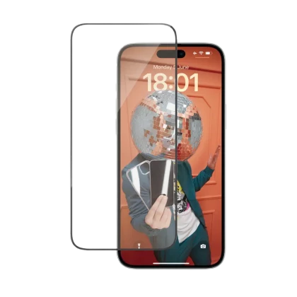Sticlă de protecție PanzerGlass iPhone 15 Plus UWF wA, Transparent