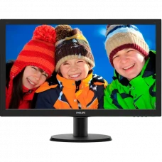 Монитор Philips 243V5QHABA / 23,6 дюймов / MVA 1920x1080 FHD / Чёрный