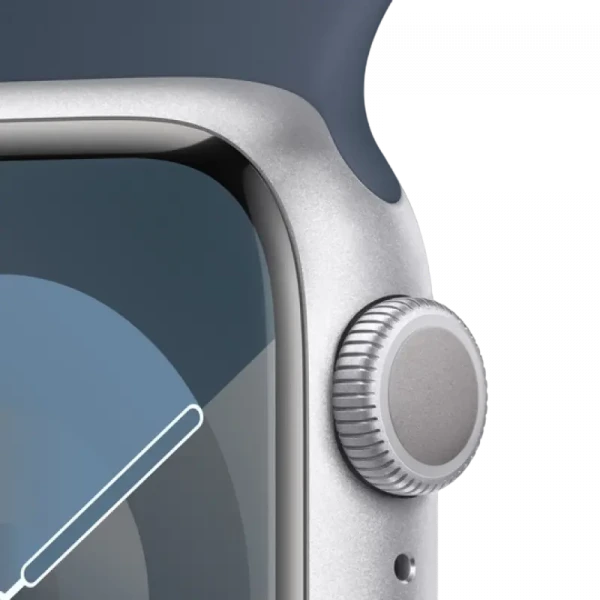 Умные часы Apple Watch Series 9 GPS, 45мм, Silver | Storm Blue