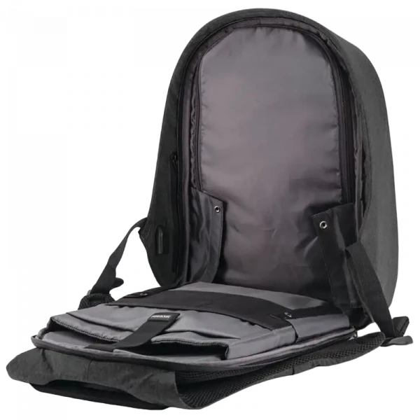 Rucsac pentru Laptop Bobby Hero Regular, 15.6, Piele artificială, Negru