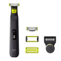 Trimmer pentru bărbați Philips OneBlade Pro 360 QP6541/15, Negru | Verde