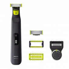 Trimmer pentru bărbați Philips OneBlade Pro 360 QP6541/15, Negru | Verde