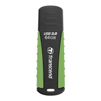 USB Flash накопитель Transcend JetFlash 810, 64Гб, Черный/Зеленый