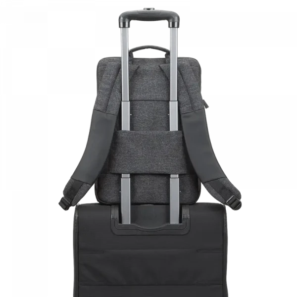 Rucsac pentru Laptop RivaCase Lantau, 15.6, Poliester, Negru