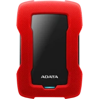 Внешний портативный жесткий диск ADATA HD330, 2 ТБ, Красный (AHD330-2TU31-CRD)
