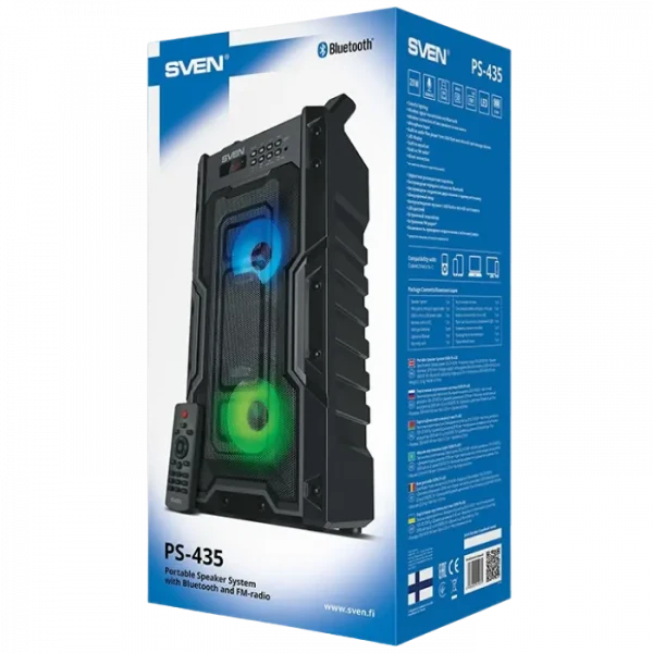 Boxă portabilă SVEN PS-435, Negru