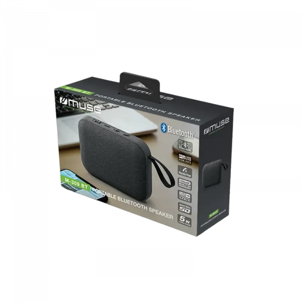 Портативная колонка MUSE M-309 BT, Серый