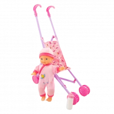 Papușă cu cărucior Baella Baby ICOM 7127803