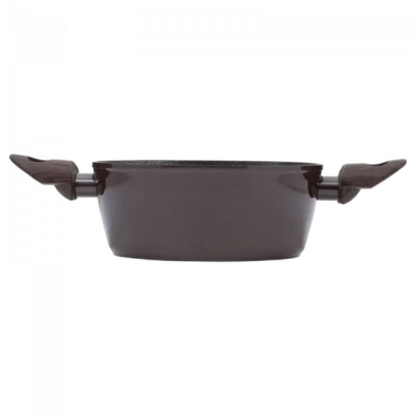 Кастрюля RESTO 93018, 2.5л, 20см, Коричневый