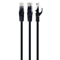 Patch cord Cablexpert PP6U-2M/BK, Cat6 UTP, 2m, Negru