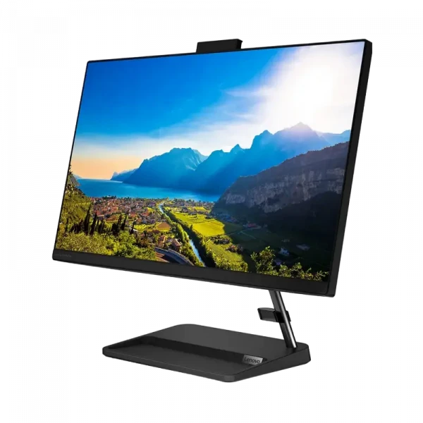 Computer All-in-One Lenovo IdeaCentre AIO 3 24ALC6, 23,8, AMD Ryzen 3 5300U, 8GB/256GB, Windows 10 Pro, Negru