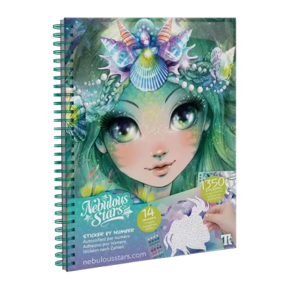 Sketchbook creativ cu autocolante Nebulous Stars 11129