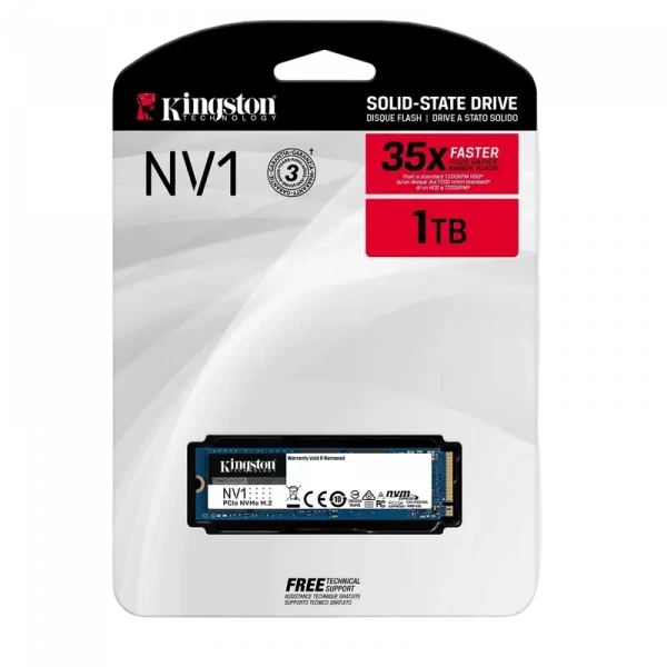 Накопитель SSD Kingston NV1, 1024Гб, SNVS/1000G