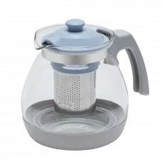 Ceainic cu infuzor RESTO 90510, 1.2L, Gri