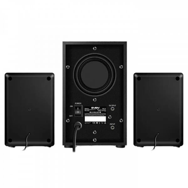 Компьютерные колонки 2.1 SVEN MS-90, Серебристый
