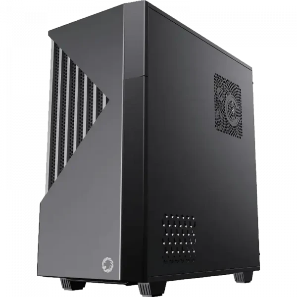 Компьютерный корпус Gamemax Contac COC, Midi-Tower, Без блока питания, Черный/Серый