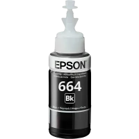Recipient de cerneală Epson T664, 70ml, Negru
