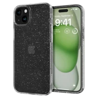 Husă Spigen iPhone 15 Plus Liquid Crystal, Cristal cu sclipici