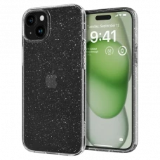 Husă Spigen iPhone 15 Plus Liquid Crystal, Cristal cu sclipici