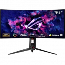 34 Игровой монитор ASUS PG34WCDM, OLED 3440x1440 WQHD, Чёрный