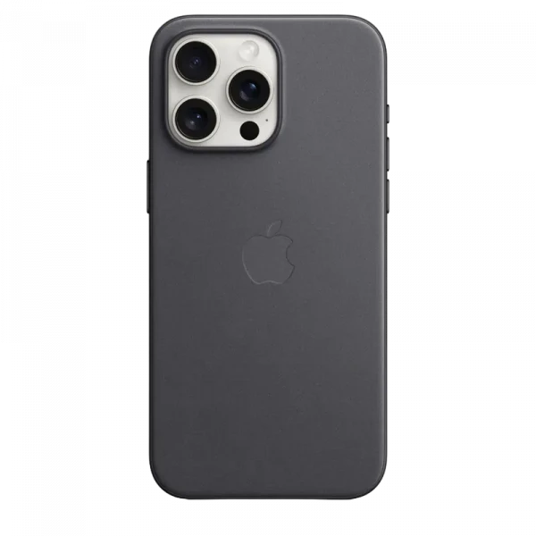 Husă Apple iPhone 15 Pro Max FineWoven Case with MagSafe, Negru