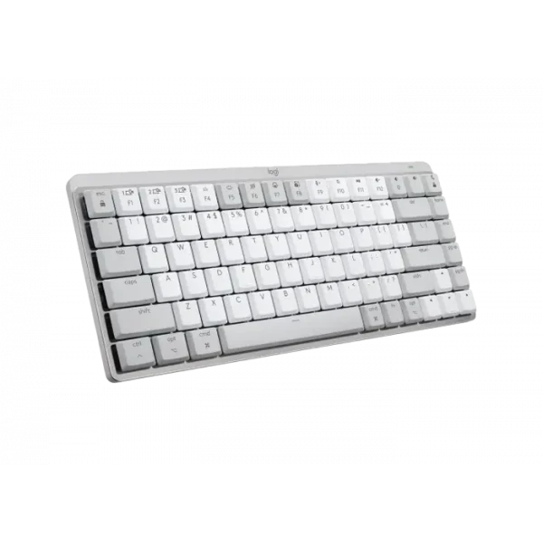 Tastatură Logitech MX Mechanical Mini for Mac, Fără fir, Pale Gray