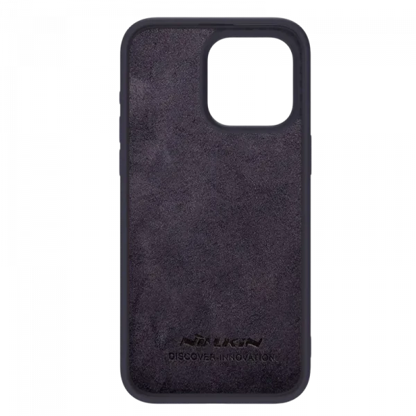 Husă Nillkin iPhone 15 Pro, CamShield Silky Silicone, Dark Purple