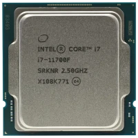Procesor Intel Core i7-11700F, Fără grafică integrată, Fără cooler | Tray