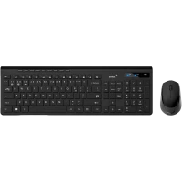 Set Tastatură + Mouse Genius SlimStar 8230, Fără fir, Negru