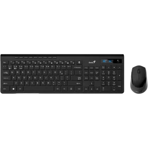 Клавиатура и мышь Genius SlimStar 8230, Беспроводное, Чёрный