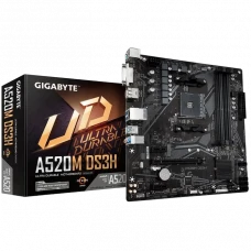 Материнская плата Gigabyte A520M DS3H 1.0, AM4, AMD A520, Micro-ATX