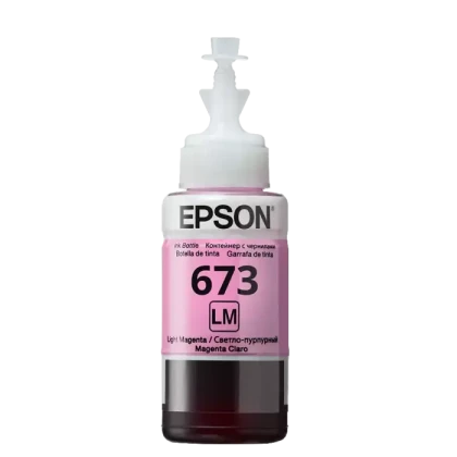 Контейнер с чернилами Epson T673, 70мл, Светло-Пурпурный